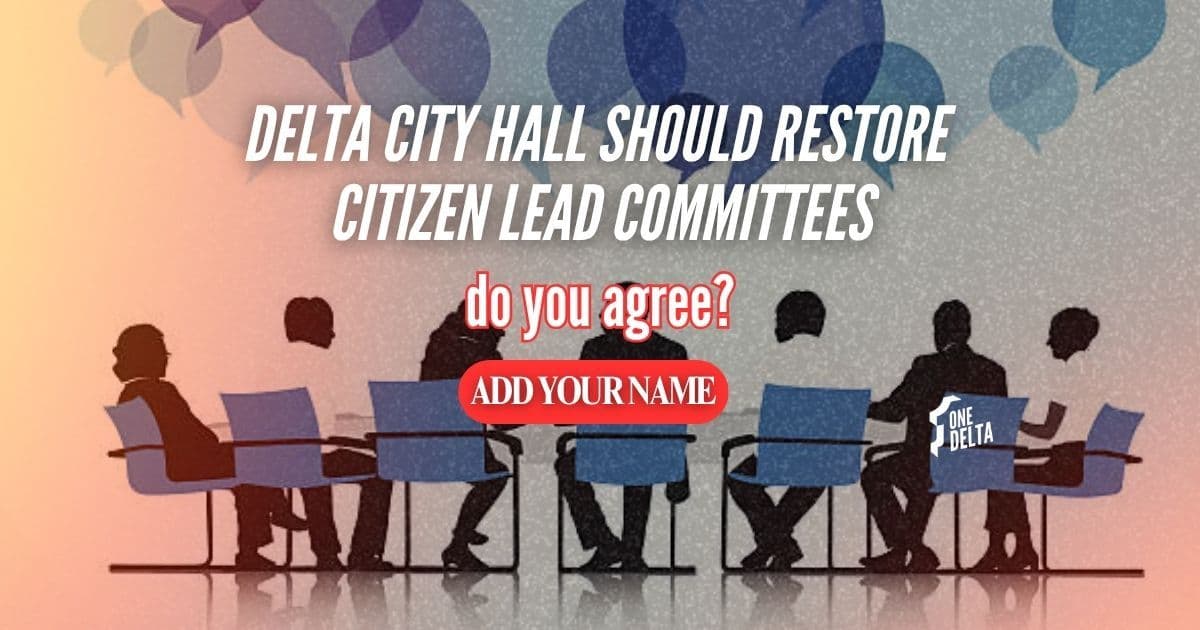 Delta City Hall Should Restore Citizen Committees